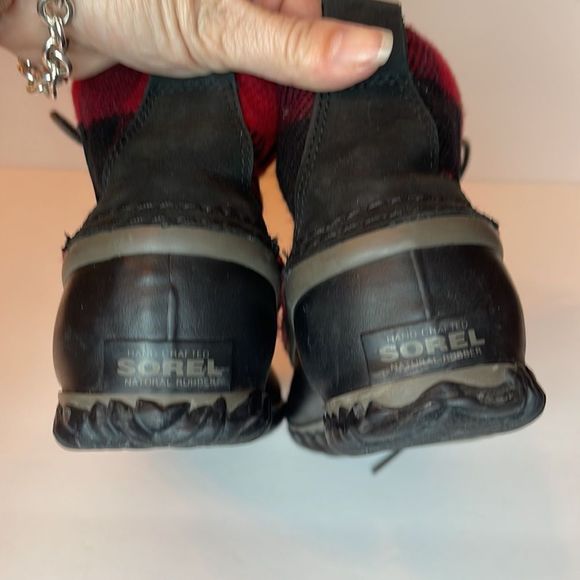 SOREL Out 'N About Buffalo Check Short Boot - Picture 10 of 11